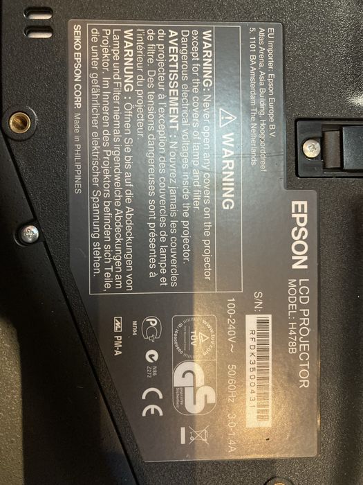 Проектор Epson H478B б/у