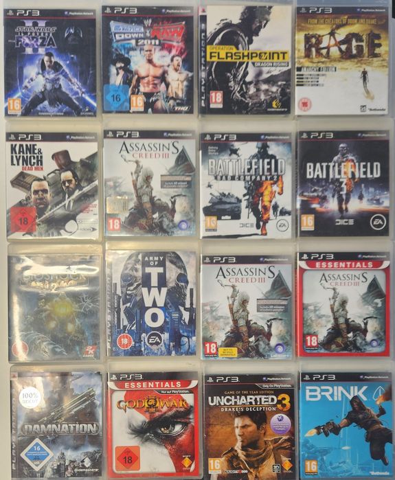 Lot 16 jocuri PlayStation 3 Testate 100%