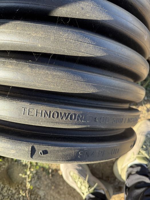 Tub 500 corugat  PBNSN4 6 mm