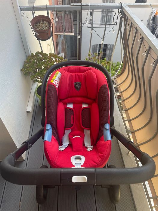 Бебешка количка Cybex Balios S Lux Ferrari+столче за кола Cybex Ferrar