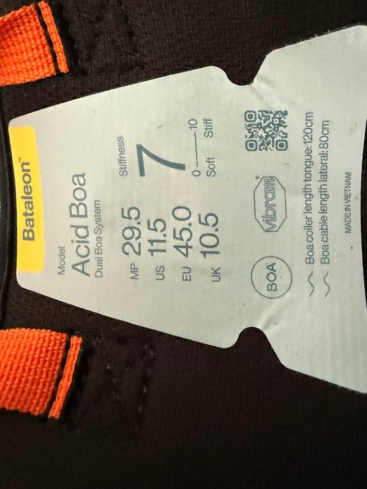 boots bataleon acid mondo 29,5 europa 45