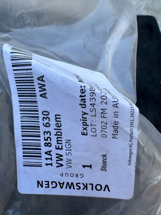 Emblemă vw id 4.cod:11a853630.