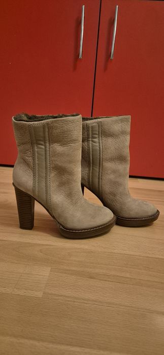 Zara botine din piele