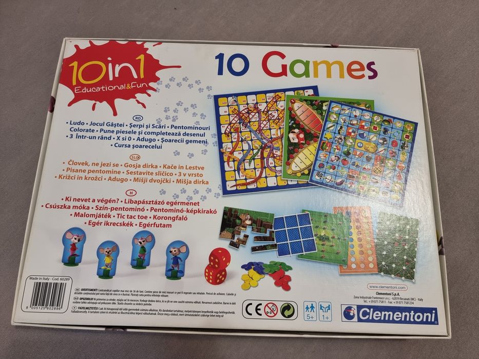Vand joc de societate Clementoni 10 în 1