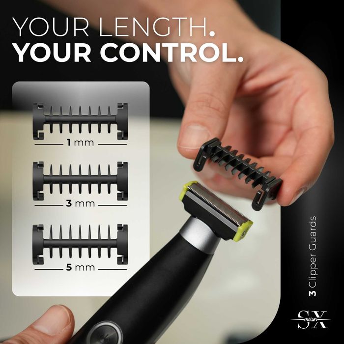Trimmer Barbati Profesional SHAVX SX-PRO pentru Barba si Corp – Nou