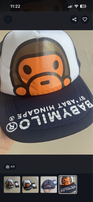 Кепка bape babymilo новые