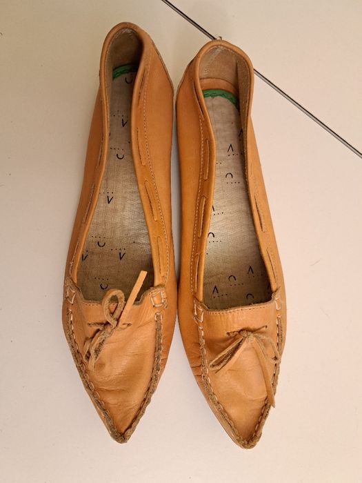 Balerini/mocasini de piele