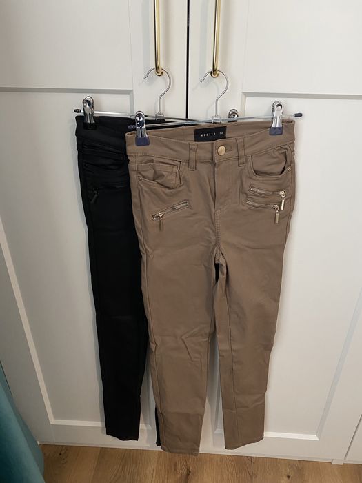 Lot 2 perechi pangaloni imitaie piele