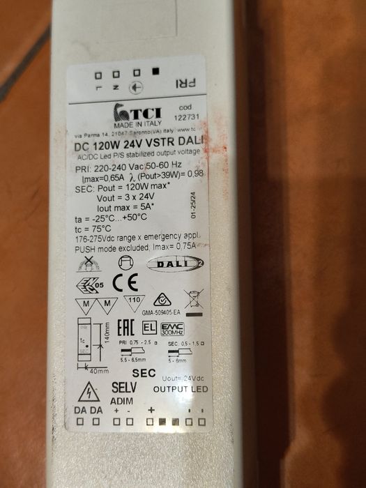 LED Driver TCI 120W 24V
