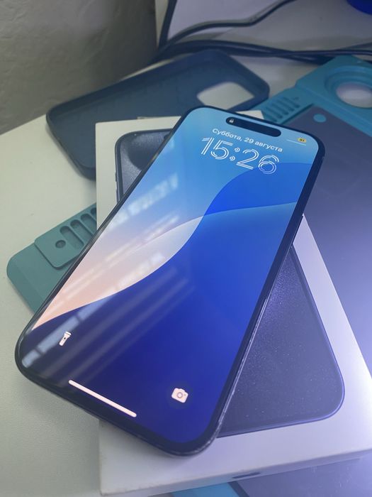 iPhone 15 Pro Blue Titanium