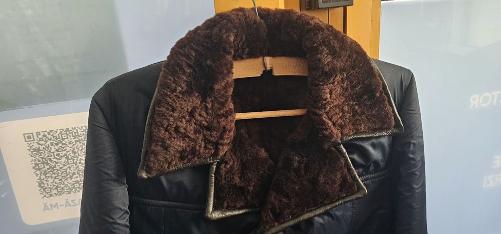 Cojoc bărbătesc original cu blană