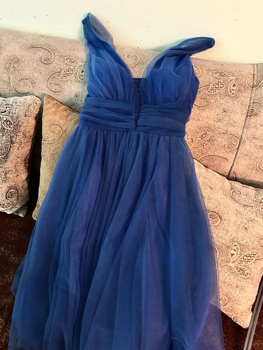Рокля син тюл стандяртна