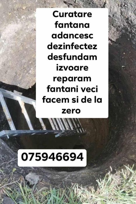 Curatare fantana