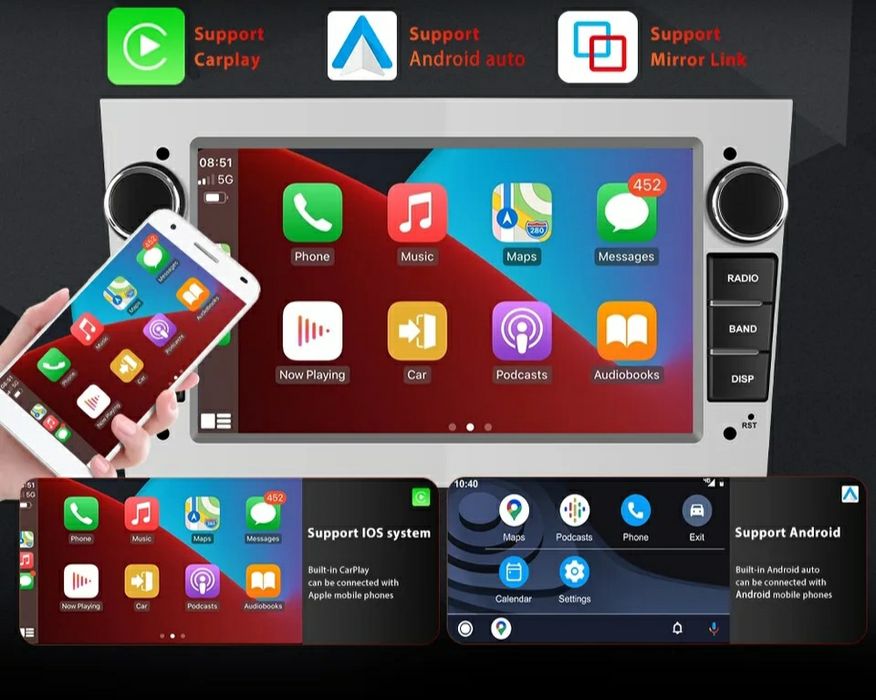 Navigatie Android dedicata OPEL Astra H, Corsa, Vectra, Antara, Zafira