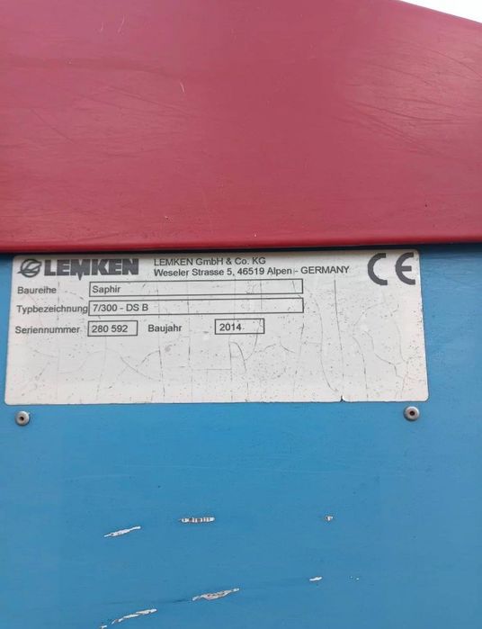 Lemken Saphir 7 Zirkon 8 Sotiladi