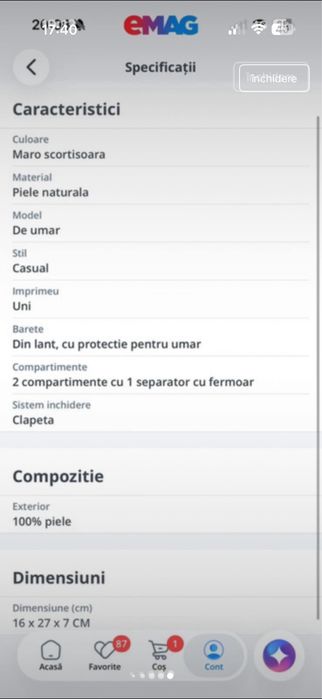 Geanta Pinko noua