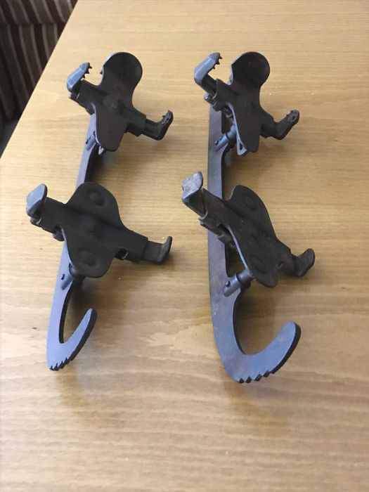 Антични ретро стоманени кънки за лед POLAR-KAMERAD