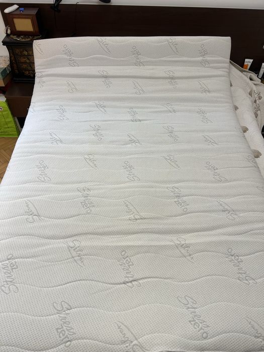 Topper (saltea) Ortopedic Sleepy, Antistress Silver 6 cm, 140x200 cm
