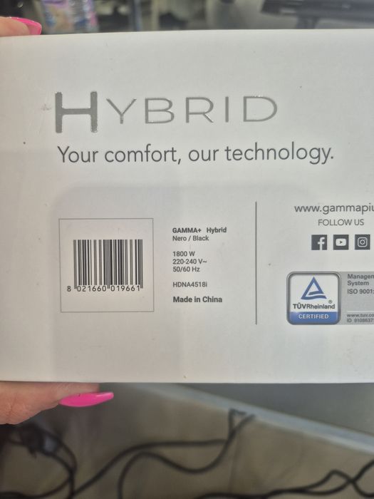 Професионален сешоар Gamma+ HYBRID
