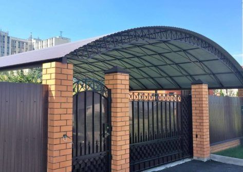 Автонавесы-откатные ворота.