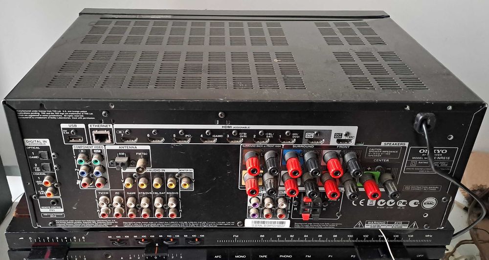 Onkyo TX-NR616 – 7.2 THX – HDMI/Net – DEFECT (Pentru piese/Reparat)