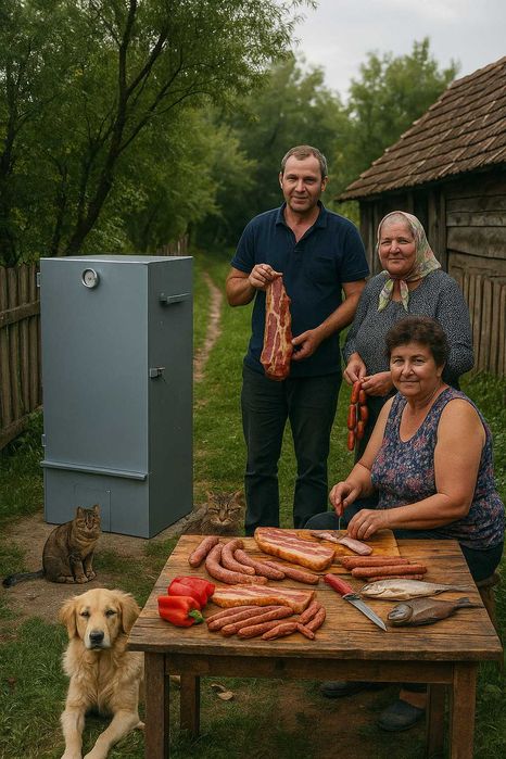 Afumatoare Carnat Carne Branza Peste Alimente Clisa 80x30x40cm HD