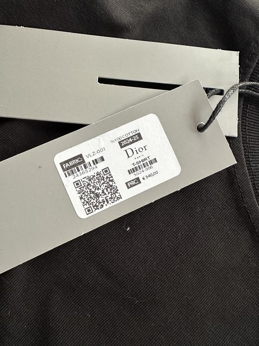 Мъжка,памучна,черна тениска Dior