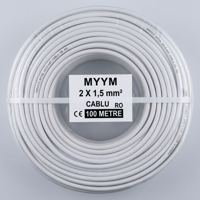 Cablu electric MYYM – 100 metri | mai multe secțiuni