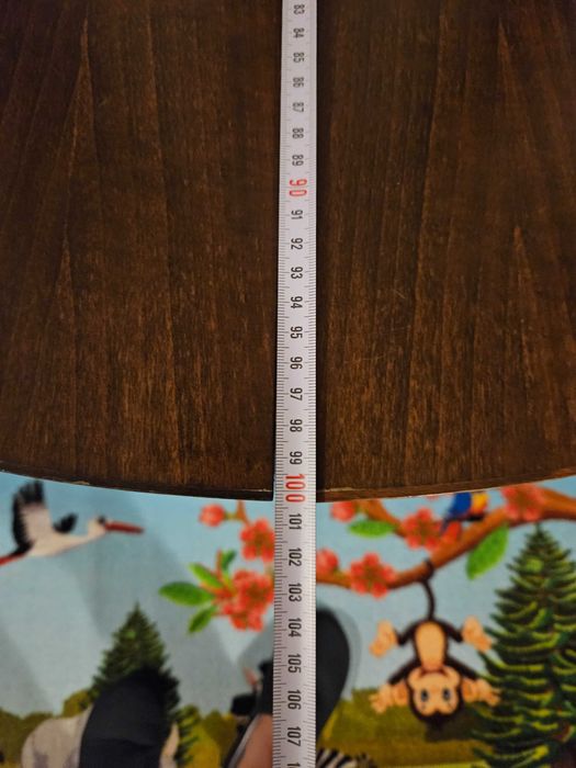 Дървена разгъваема трапезна маса