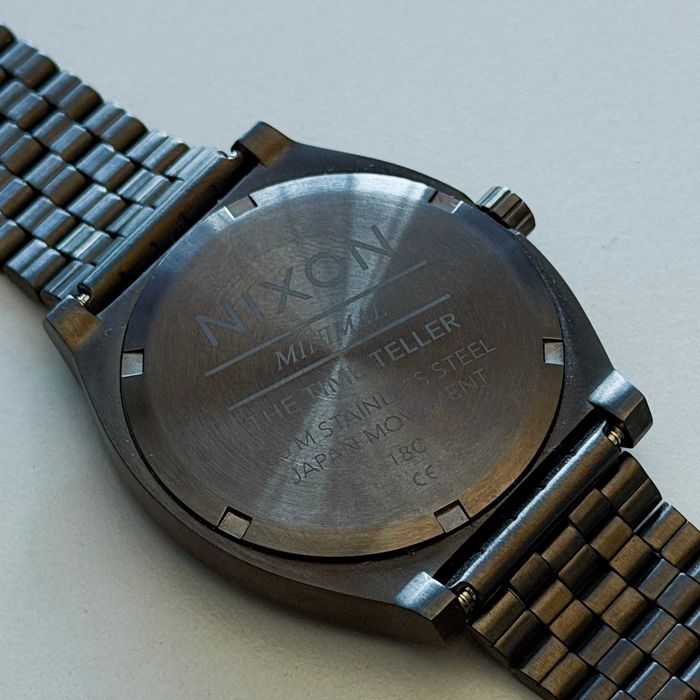 Nixon Time Teller A045-2947 All Gunmetal 37mm – нов, неносен