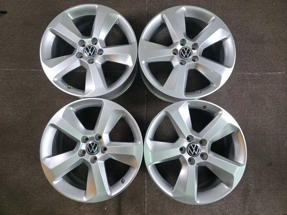 4 Jante Aliaj 5x112 18'' OEM AUDI Q3 A3 S3 Q2 A4 B6 / VW Tiguan T-Roc Passat Golf Sharan Touran / Skoda Octavia Superb Kodiaq Karoq