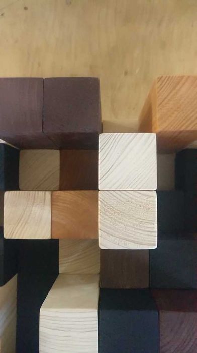 Panou acustic | Skyline Diffuser | PRD din lemn masiv 600x600 mm