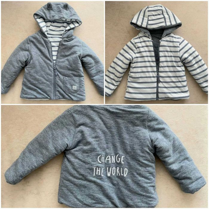 Geaca Smyk, cu doua fețe, masura 74