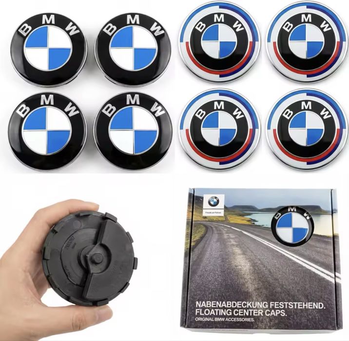 Capace rotative jante BMW 56/68mm E90 E60 F10 F30 F01 F15 F16 G20 G30