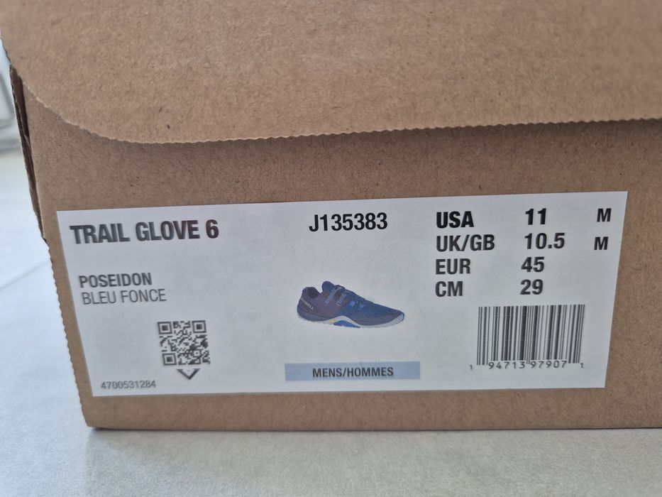 Merrel Trail glove 6, marimea 45