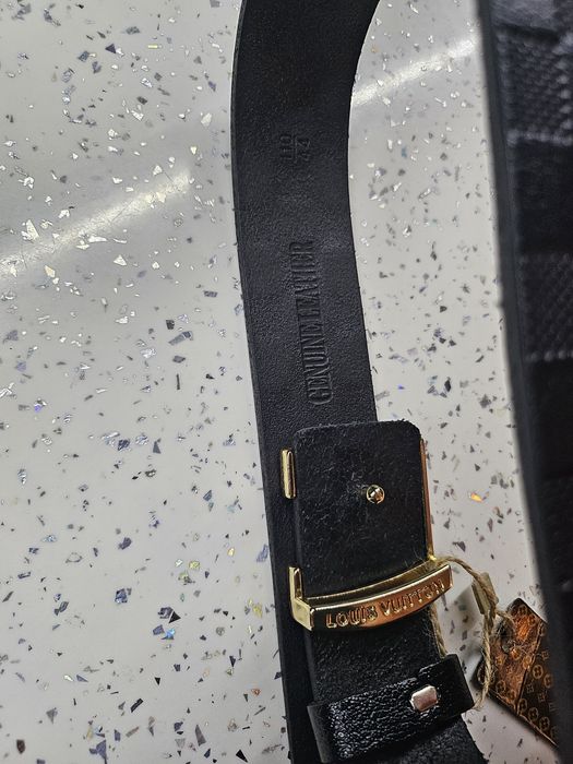 Колан оригинален  черен LV