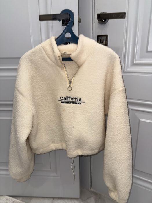 Теплая худи на флисе