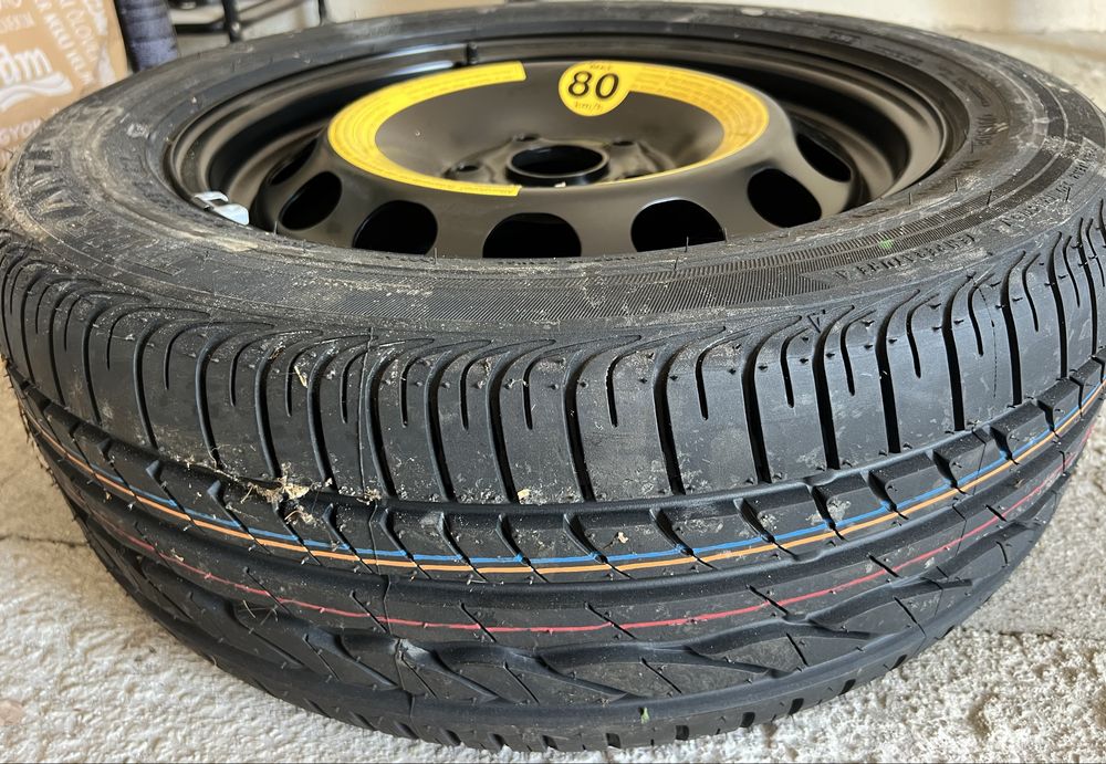 Резервна гума 205/55/16 Bridgestone чисто нова 5Х112 VW Audi Skoda
