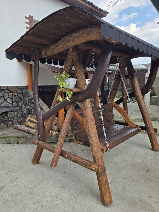 Vand leagan de gradina din lemn masiv
