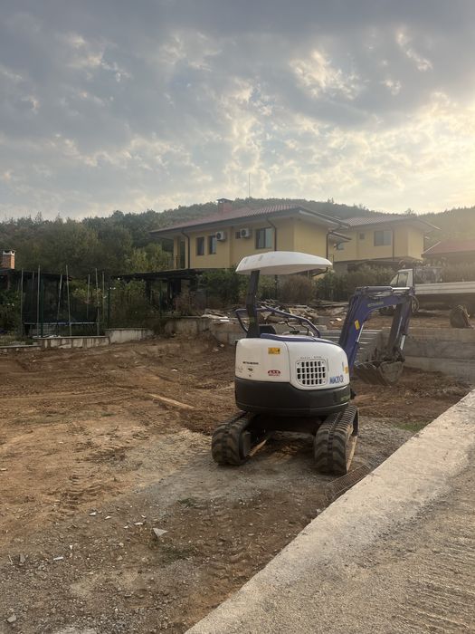 Услуги с мини багер