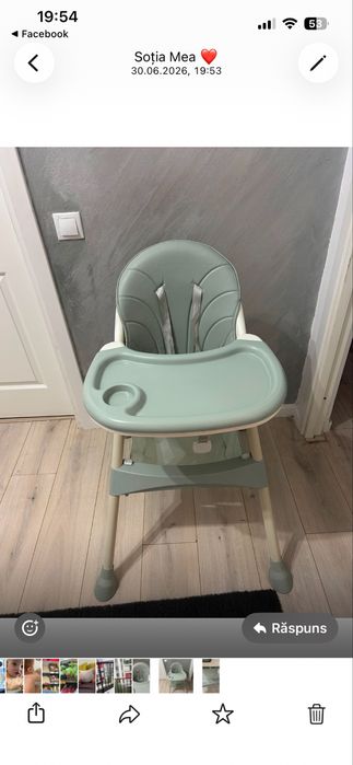 Scaun de masa 3in1