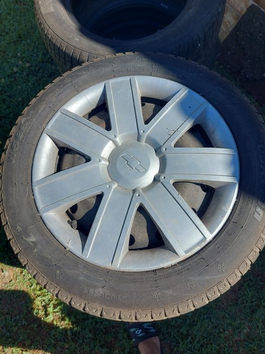 Anvelope 195/55/R15+ jante de tabla chevrolet m+s