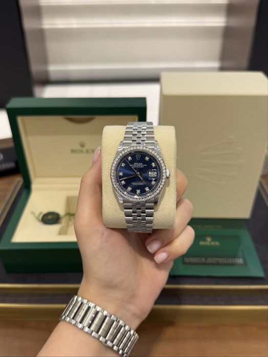 NEW Rolex Datejust 36mm Steel and White Gold 126284rbr