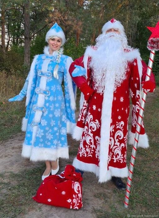 Продаётся новый костюм деда мороза и снегурочки