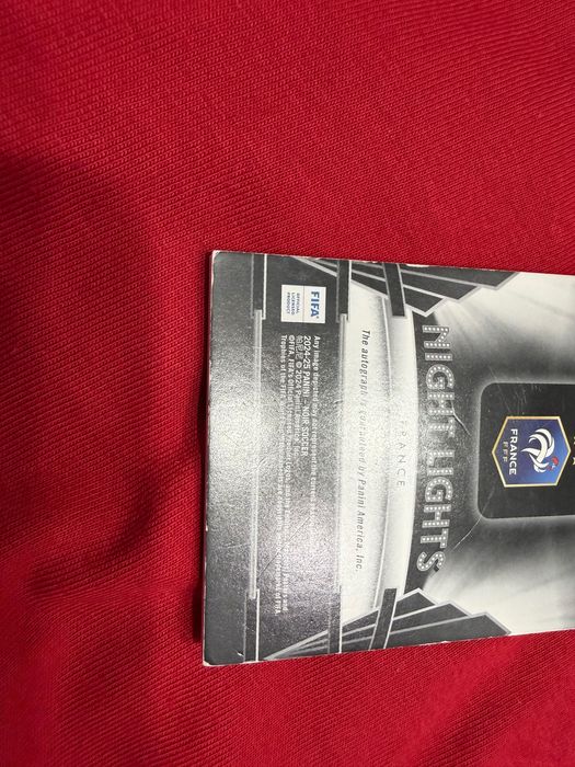 Thierry Henry – Night Lights Auto 02/10 2024-25 Panini Noir Soccer