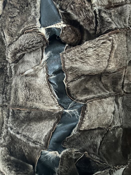 Cojoc din piele cu gluga detasabila