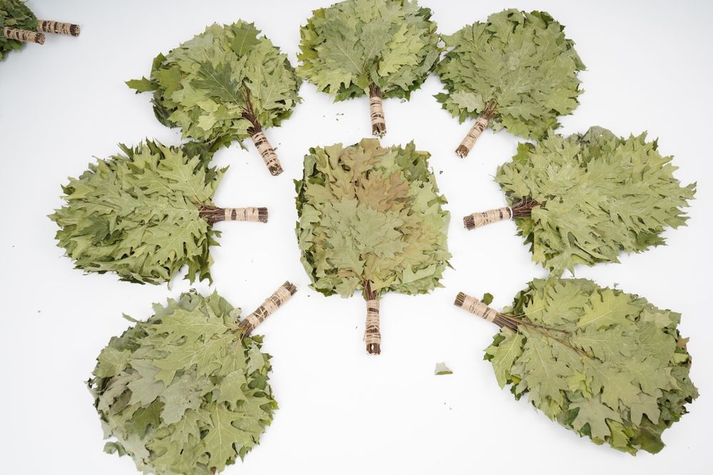 Метлички за сауна дъб/бреза. Веники для бани дуб/берёза. 2025