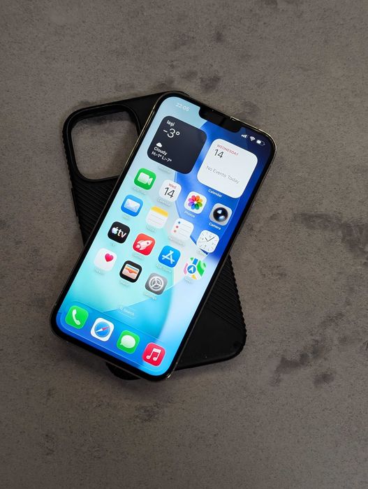 iPhone 13 Pro Max 128gb + Husa + Folie + Cablu Baterie 100% White Display NOU iOs 26.6