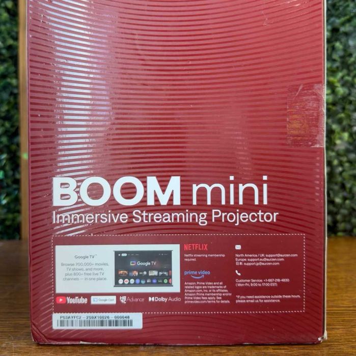 Videoproiector Smart Aurzen BOOM Mini Google TV Suport 4K | TrueGSM