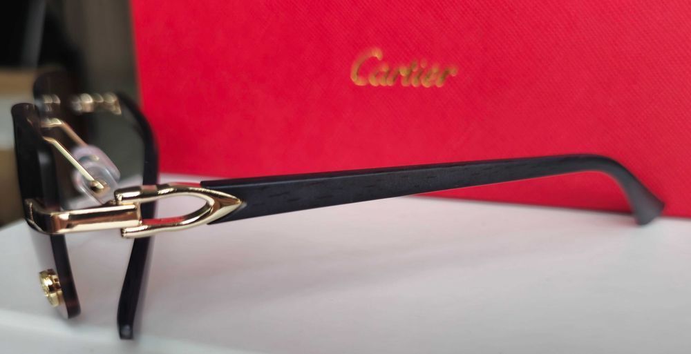 Ochelari de soare Cartier Horn Brown